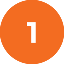 number-one-icon-orange-background