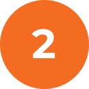 number-two-icon-orange-background