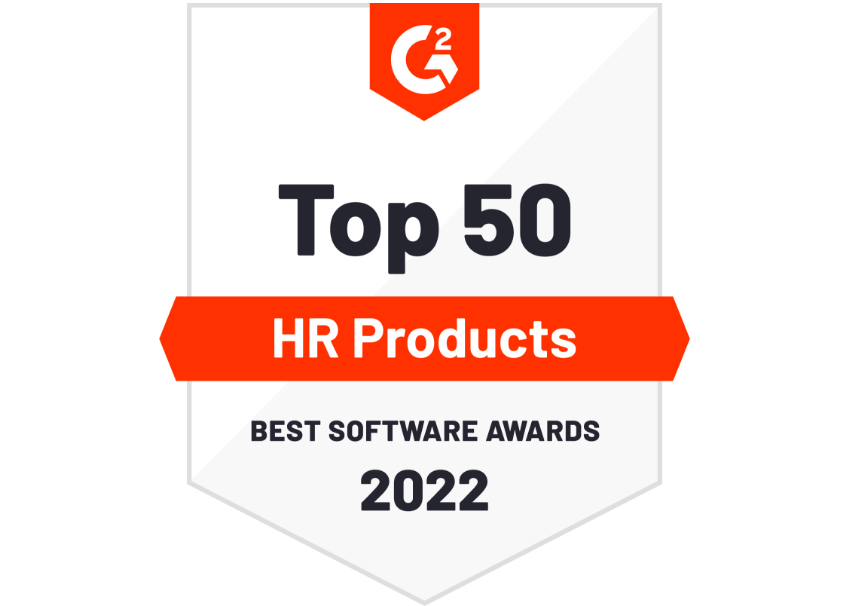 G2 - Top 50 HR PRoducts 2022 Badge
