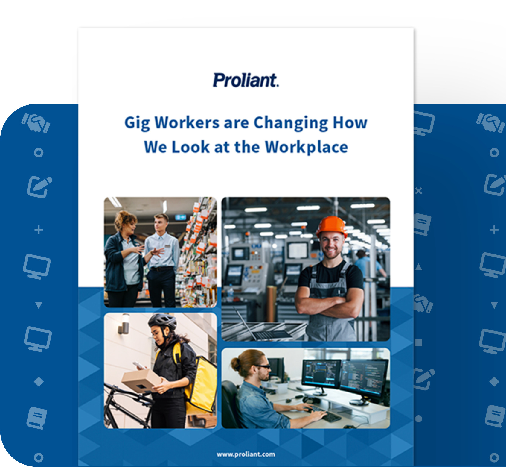 gig workers infographic mockup