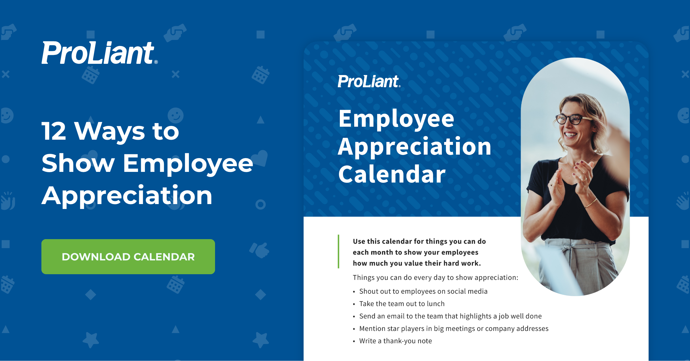 Proliant - Employee Appreciation Calendar - Feature Image