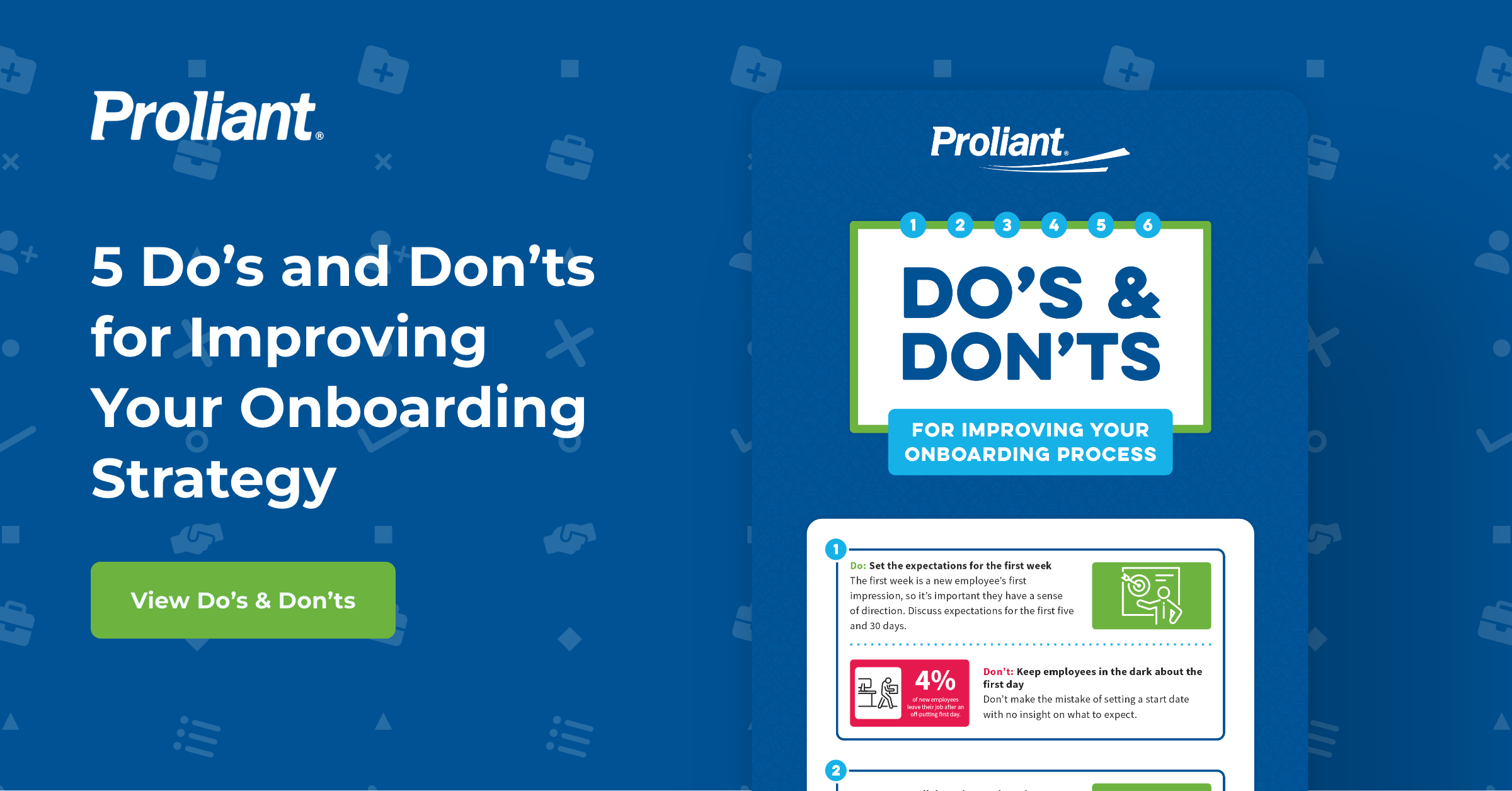 Employee Onboarding - Dos and Donts Infographic - Feature Image