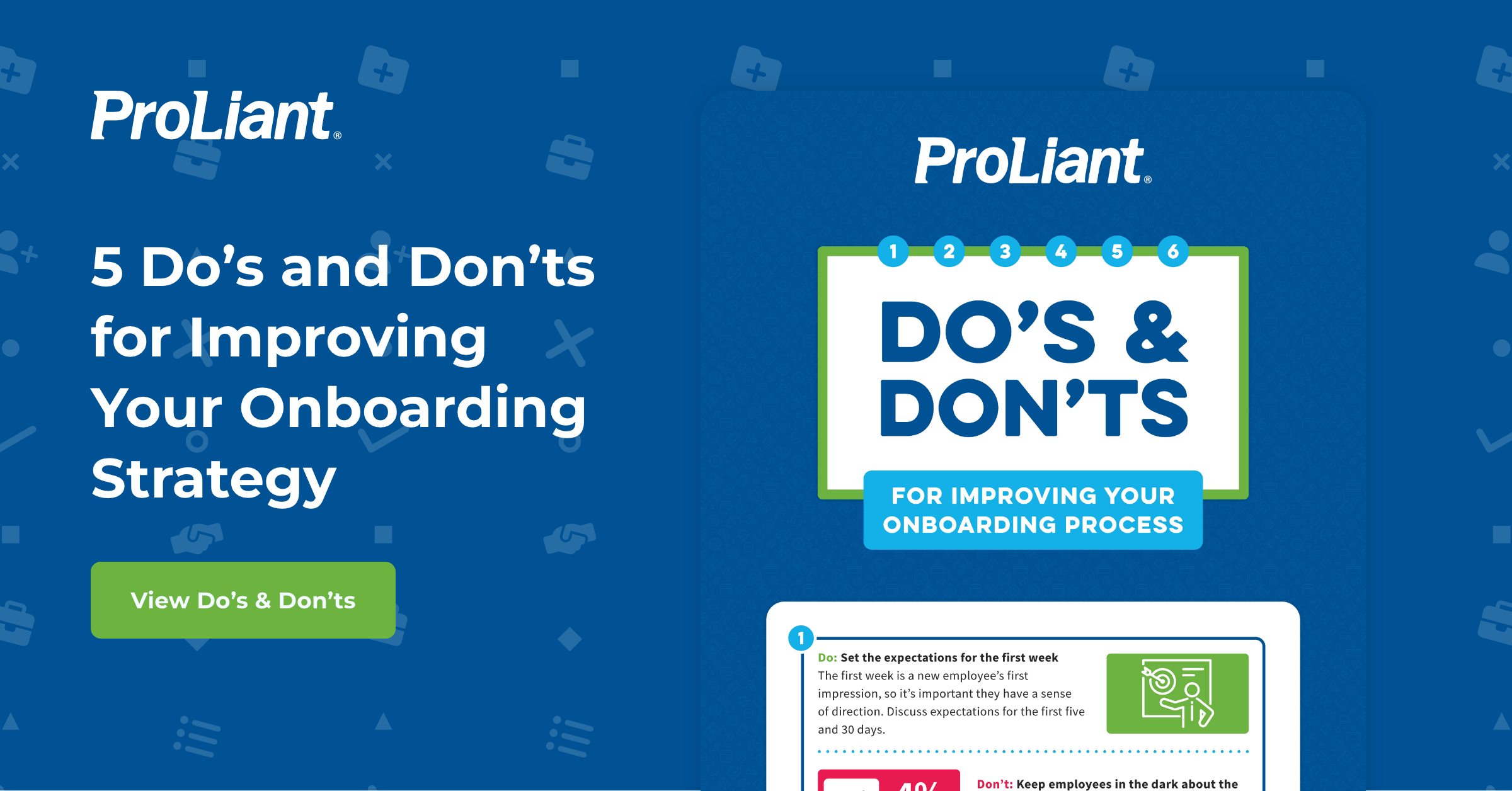 Employee Onboarding - Dos and Donts Infographic - Feature Image