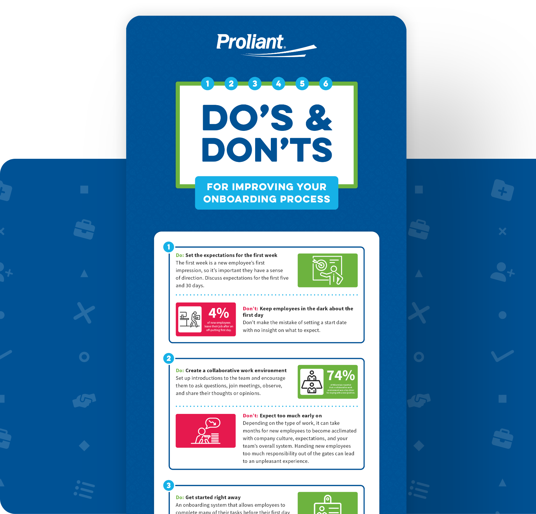 Employee Onboarding - Dos and Donts Infographic - Graphic