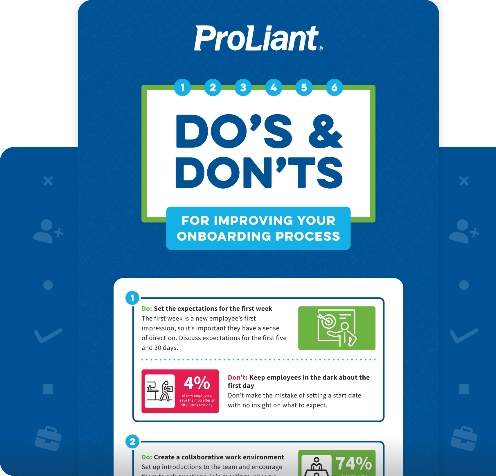 Employee Onboarding - Dos and Donts Infographic - Graphic